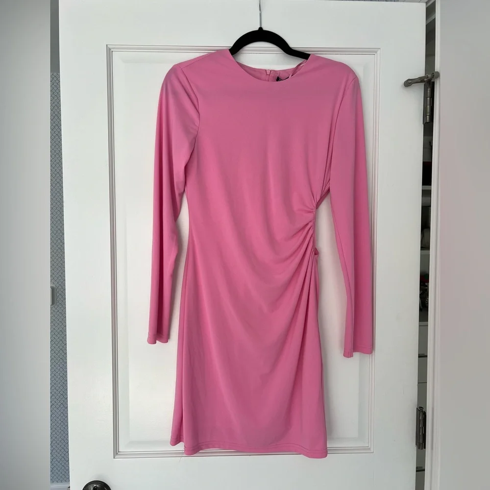 Zara Pink Heart Cut-Out Barbie Dress - Picture 3 of 8